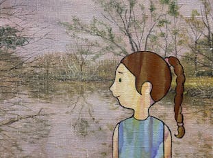 蛙を追ってきた